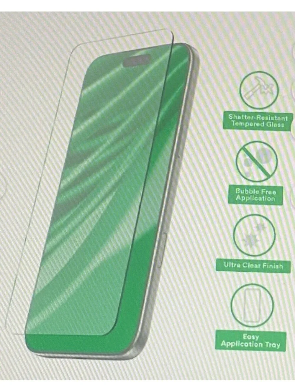 Onn Tempered Glass Screen Protector for iPhone 17 Pro